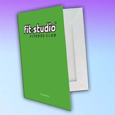 Папка фирменная А4 А3 с карманами